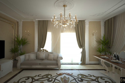 Design interior casa clasica de lux in Constanta