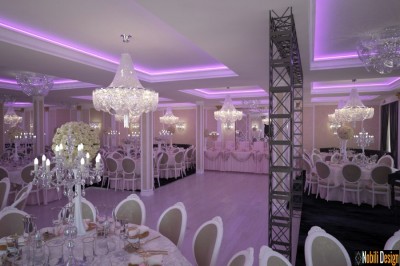 Amenajari interioare sali nunti evenimente moderne Bucuresti