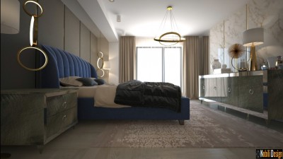 Design interior dormitor casa stil modern in Constanta