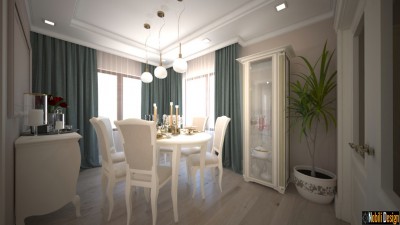 Design interior living cu bucatarie casa in Constanta