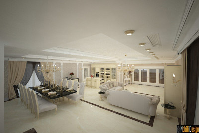 Design interior casa stil clasic in Pantelimon - Amenajari interioare clasice Pantelimon