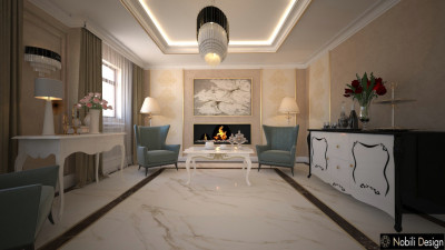Amenajare casa de lux in București Sector 1 cu mobilier italian