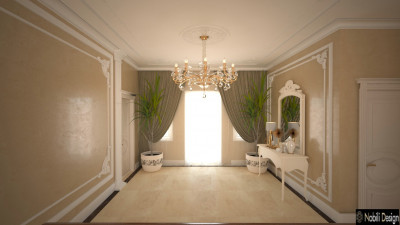 Design interior living casa in Mamaia