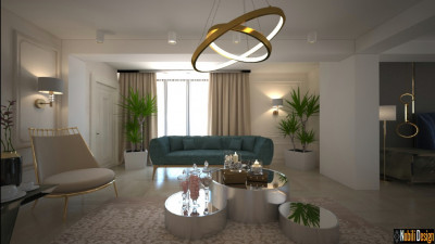 Design interior living modern in Otopeni Ilfov