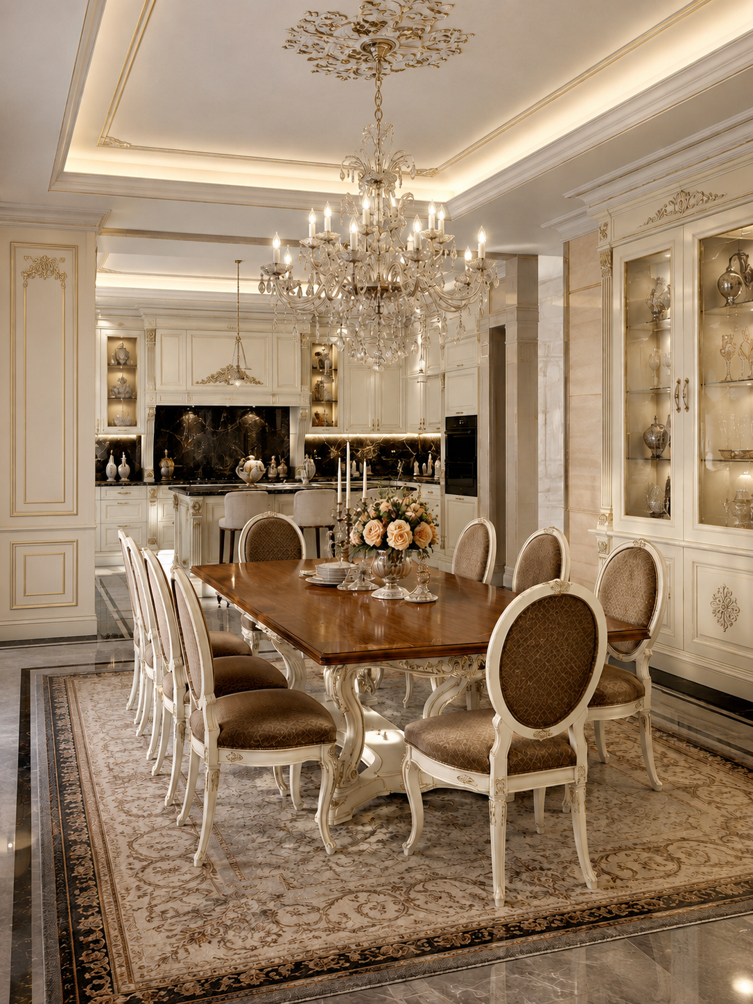 design interior casa clasica , concept zona dining