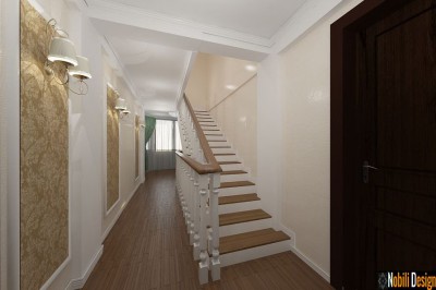 Design - interior - hol - tapet - clasic - Constanta