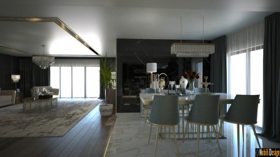 Design interior pentru o casa moderna de lux in Constanta