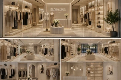 Design interior magazin haine