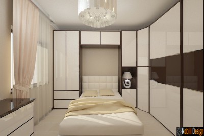 Design - interior - dormitor - vila - casa - moderna - Constanta