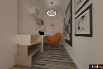 design interior birou apartament bucuresti