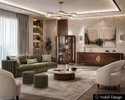 Concept de design interior living apartament de lux constanta