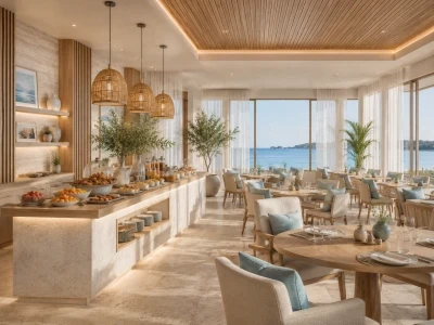 Concept de design Restaurant pensiune turistica la mare