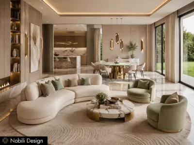 Living open space casa moderna