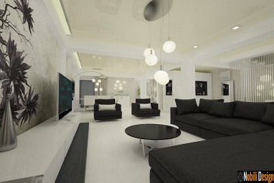 Design interior living casa moderna Constanta