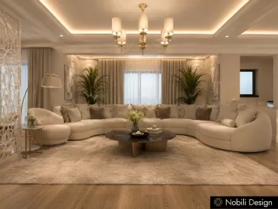 Concept de design living stilul new clasic 3