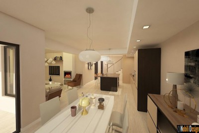 Design interior casa moderna in Sinaia - Amenajari interioare
