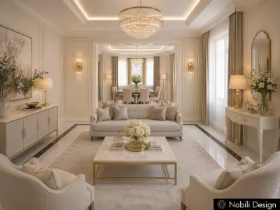 Concept de design interior casa stil clasic Targoviste 1