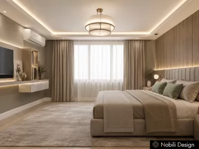 Concept de design interior casa moderna Dormitor matrimonial