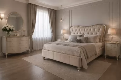Concept de design interior in stil clasic dormitor