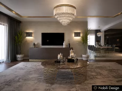 Concept de design interior casa cu mobilier Cantori  Living 1