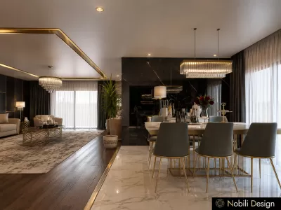 Concept de design interior casa cu mobilier Cantori  Dining 1