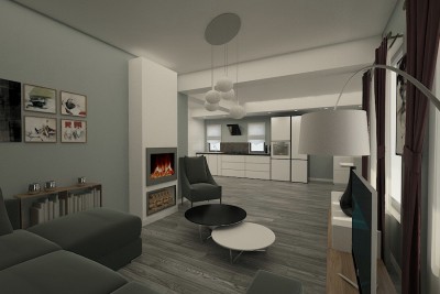 Design interior living casa moderna Braila
