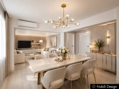 Concept de design interior casa moderna