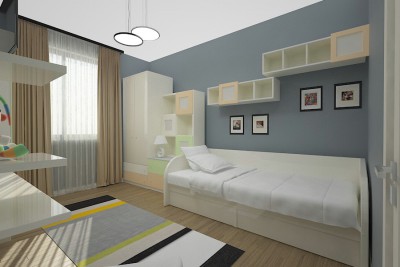 Design interior dormitor modern casa Braila