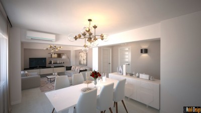 Design interior living casa moderna in Braila