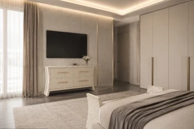 Dormitor modern cu mobilier Cantori