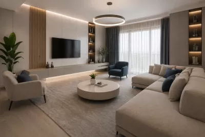Concept de design living apartament modern