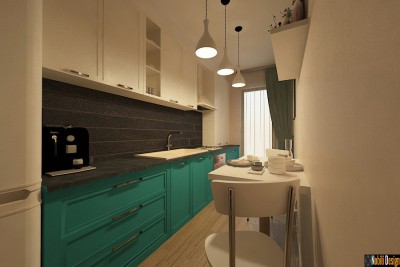 Design - interior - bucatarie - apartament - 4 camere - bucuresti.