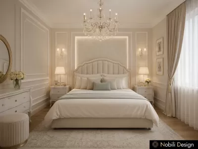 Concept de design interior Casa in stilul new clasic Dormitor