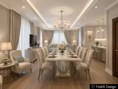 Design interior casa stil clasic Dining