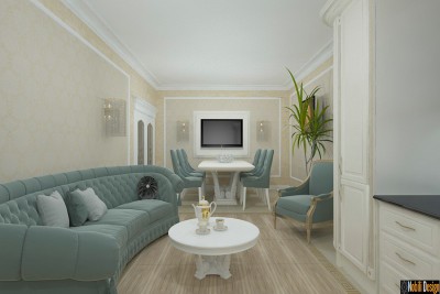Design - interior - bucatarie - open space - casa -clasica.