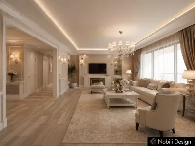 Concept de design interior Casa in stilul new clasic
