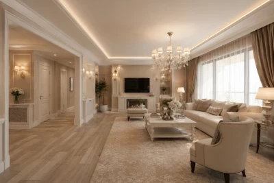 Design Interior Casa Stil Clasic in Targoviste cu Living si Dining
