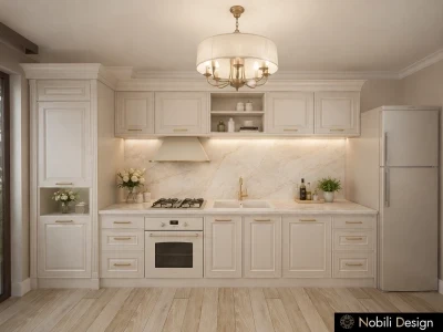 Concept de design interior Casa in stilul new clasic-Bucatarie