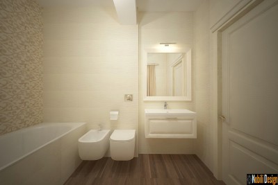 design interior baie clasic modern casa targoviste | Amenajare interioara baie casa Targoviste.
