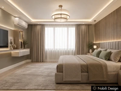 Concept de design interior casa moderna-Dormitor matrimonial