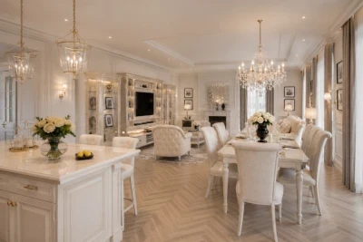 Proiect de Design pentru Living stil Calsic in Constanta
