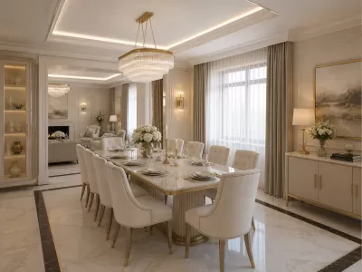 Concept de design interior casa stil clasic Dining