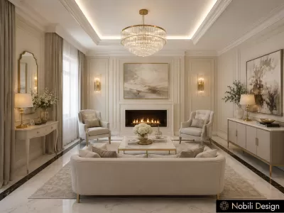 Concept de design interior casa stil clasic