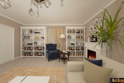 Design interior living dormitor stil clasic - Design interior case clasice