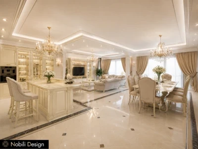 Concept de design interior casa stil clasic Bucuresti