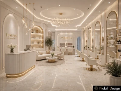 Concept de design beauty salon in Bucuresti