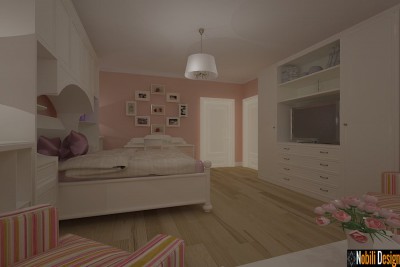 Design - interior - dormitor - clasic - casa - Constanta - Mamaia