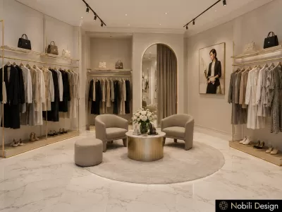 Concept de design interior Magazin de haine 1