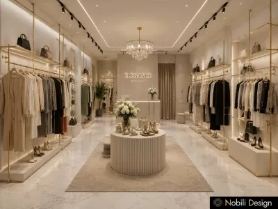 Concept de design interior Magazin de haine