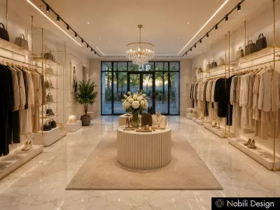 Concept de design interior Magazin de haine